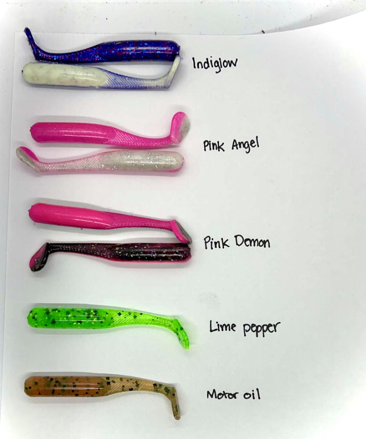 3" swim bait/8 pack