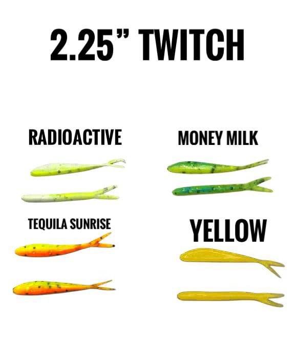 2.25 twitch minnow/ 10 pack