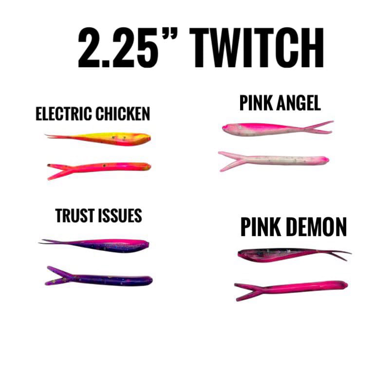 2.25 twitch minnow/ 10 pack