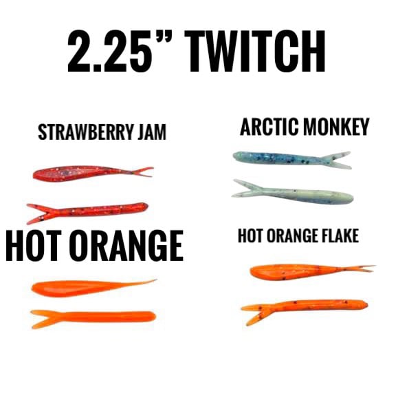 2.25 twitch minnow/ 10 pack