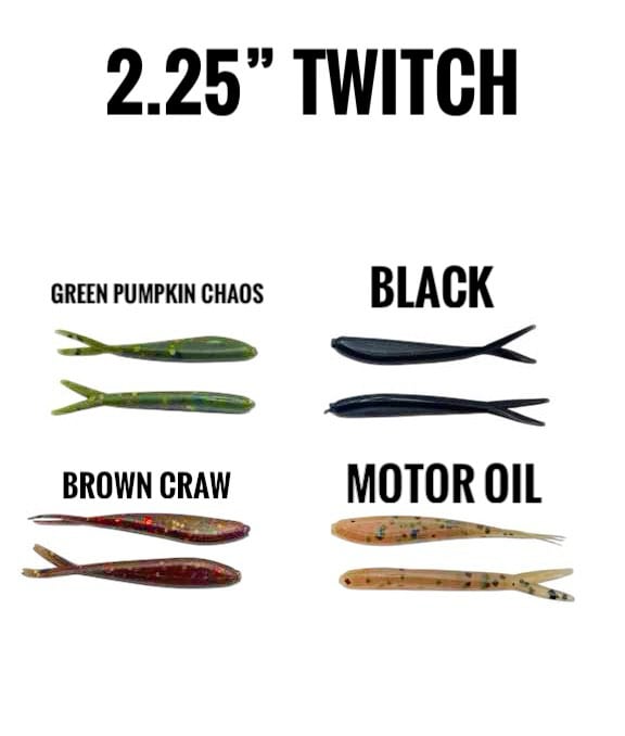 2.25 twitch minnow/ 10 pack