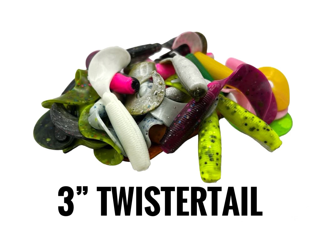 3" Twister Tail/10 pack